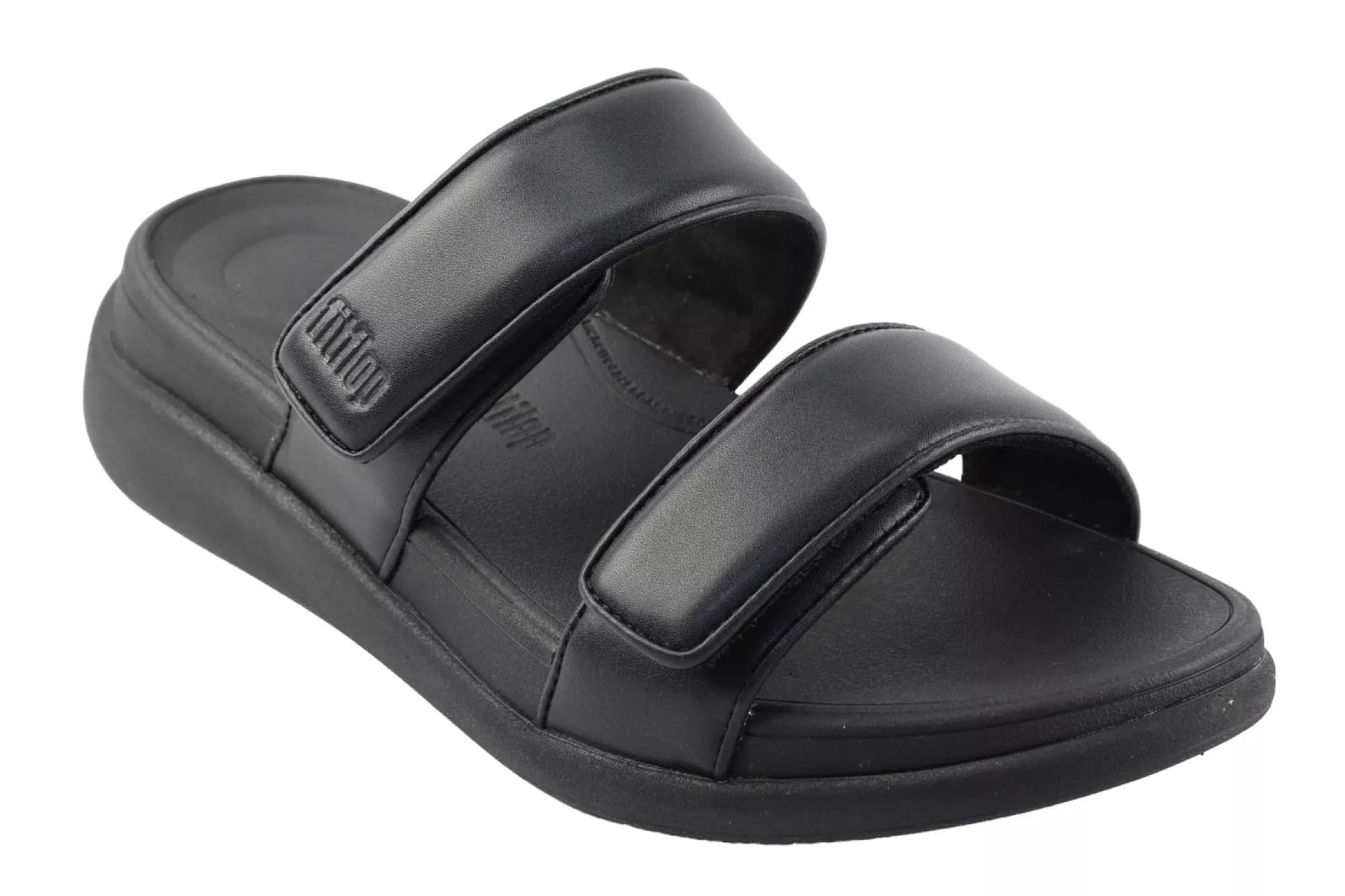 Fitflop Fitflop F-ModeTwo Bar Slides.All Black