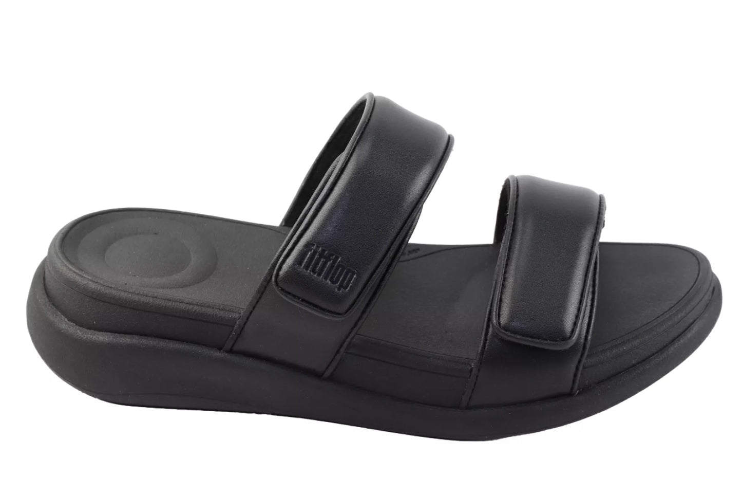 Fitflop Fitflop F-ModeTwo Bar Slides.All Black