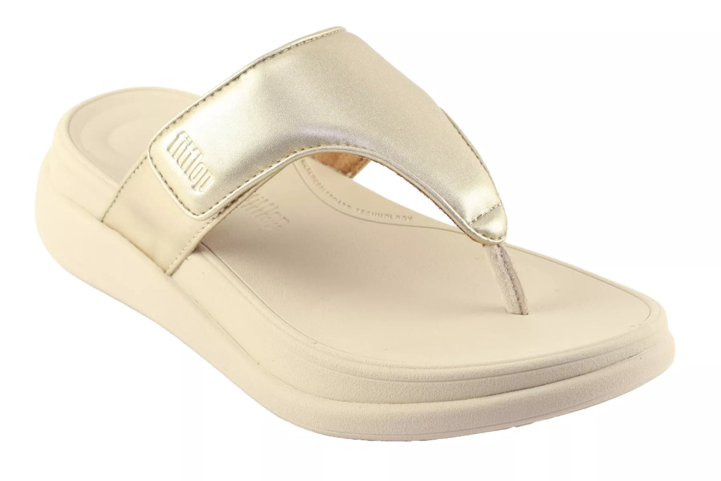 Fitflop Fitflop F-Mode Toe Post.Platino
