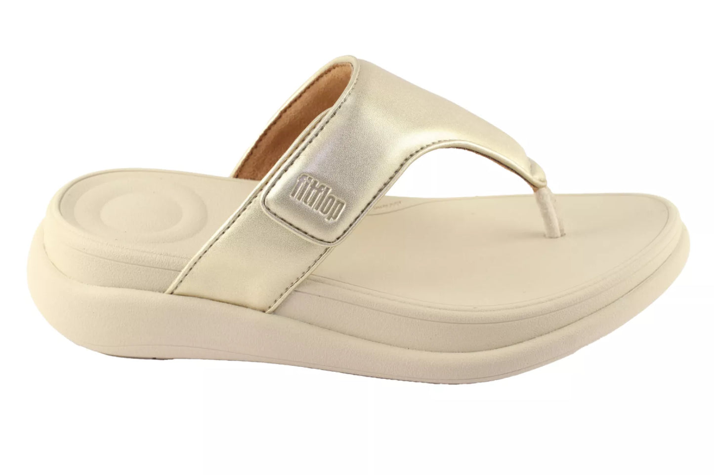 Fitflop Fitflop F-Mode Toe Post.Platino