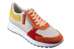 Dames  Sneakers/Veterschoen DL Sport 6202.Vel.Arancio. Direct leverbaar uit de webshop van Reese Schoenmode.