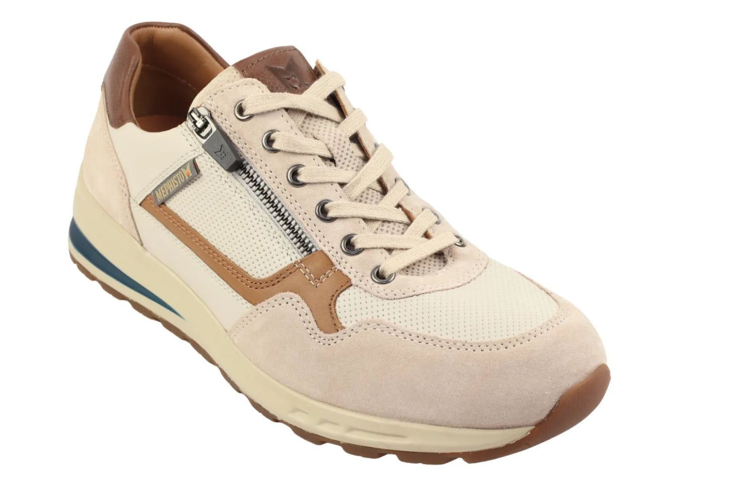 Mephisto Mephisto - Bradley - Veterschoenen Sportief Mannen - beige kombinatie