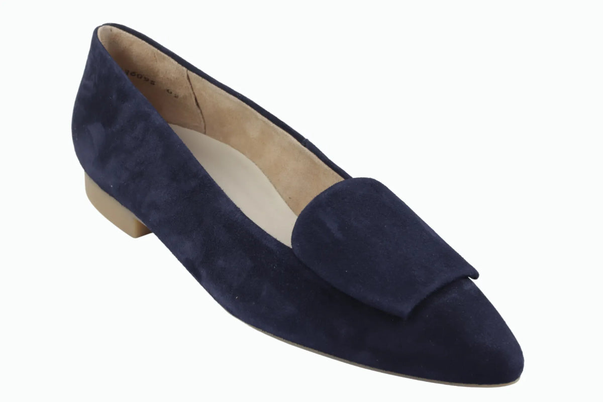 Paul Green Paul Green - 3792 - Ballerina - blauw nubuck/suede