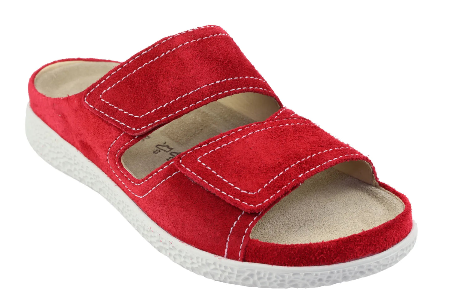 Hartjes Hartjes - Groove 1222 /30 - Slippers - rood nubuck/suede