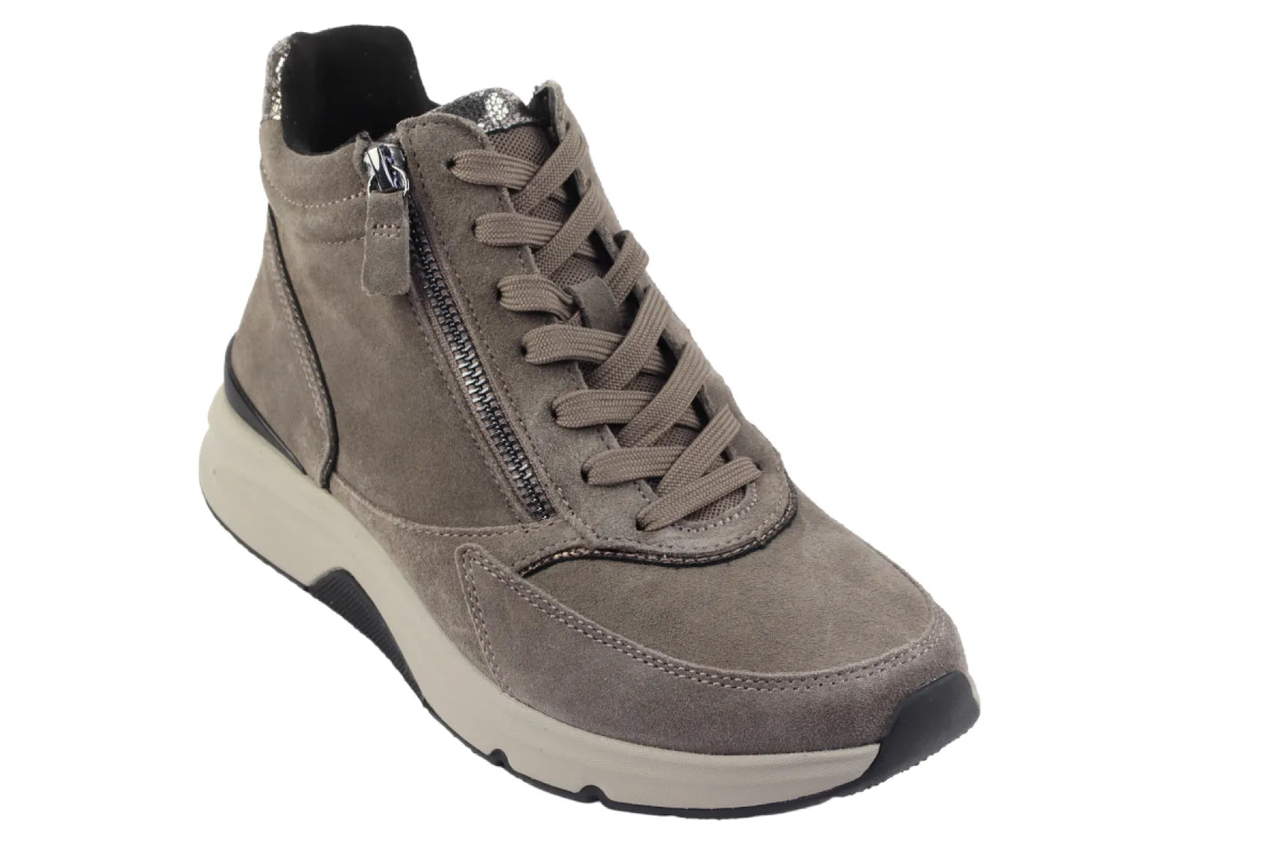 Gabor-Rollingsoft Gabor-Rollingsoft - 0803 - Veterboots Vrouwen - taupe