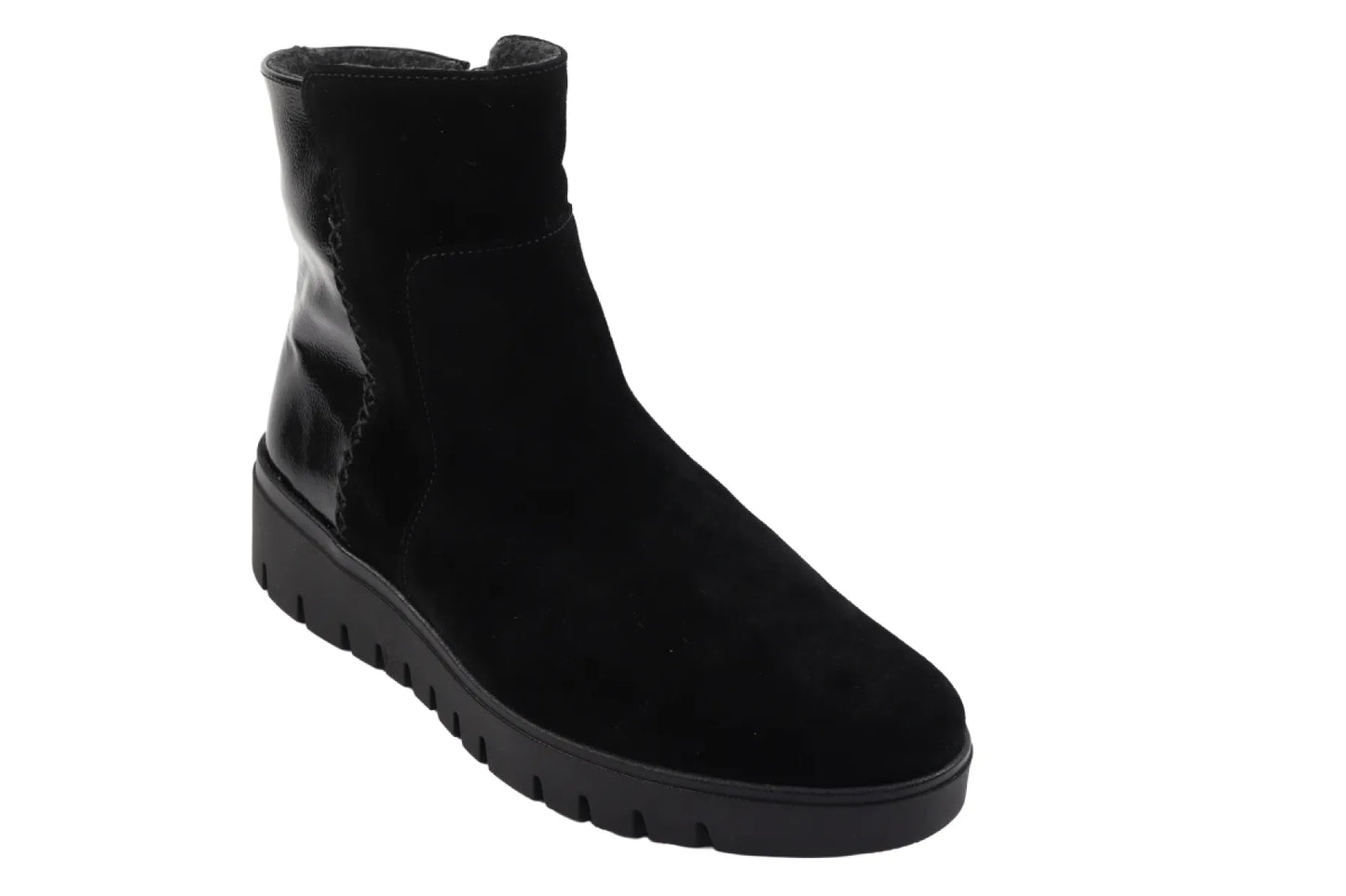 Gabor Gabor - 8015 - Enkellaarzen Vrouwen - zwart nubuck/suede
