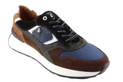 Heren Sneakers/Veterschoen Australian Kyoto 15.1651.02.SKQW Blue-Black. Direct leverbaar uit de webshop van Reese Schoenmode.