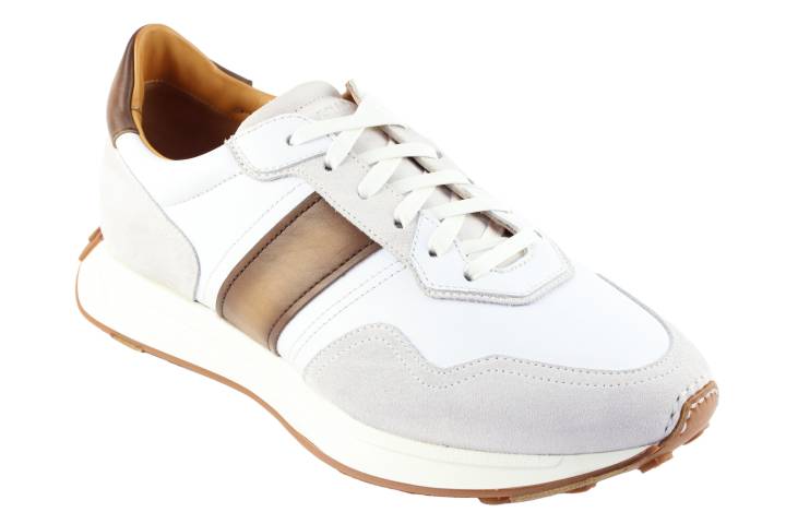 Heren Sneakers/Veterschoen Magnanni 25361.Bowen Blanco. Direct leverbaar uit de webshop van Reese Schoenmode.