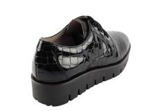 Dames  Sneakers/Veterschoen DL Sport 6371.Navajo Nero. Direct leverbaar uit de webshop van Reese Schoenmode.