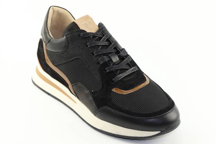 Dames  Sneakers/Veterschoen Via Vai Nora 57116.06-900 Nero. Direct leverbaar uit de webshop van Reese Schoenmode.