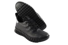 Dames  Sneakers/Veterschoen Ecco Gruuv 218233.01001. Direct leverbaar uit de webshop van Reese Schoenmode.