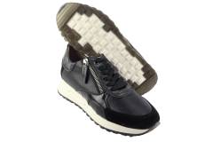 Dames  Sneakers/Veterschoen DL Sport 6302.Vel.Nero Combi. Direct leverbaar uit de webshop van Reese Schoenmode.