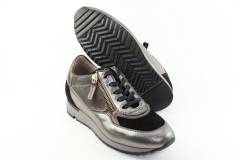 Dames  Sneakers/Veterschoen DL Sport 5421.Mars Peltho/Nero. Direct leverbaar uit de webshop van Reese Schoenmode.