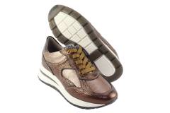 Dames  Sneakers/Veterschoen DL Sport 6333.Dolami Ruggine. Direct leverbaar uit de webshop van Reese Schoenmode.