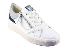 Dames  Sneakers/Veterschoen DL Sport 6210.Vit.Bianco. Direct leverbaar uit de webshop van Reese Schoenmode.