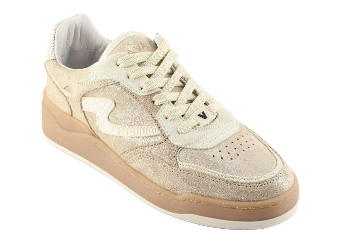 Dames  Sneakers/Veterschoen Via Vai Sam Levi 62026.12-1161 Gold. Direct leverbaar uit de webshop van Reese Schoenmode.