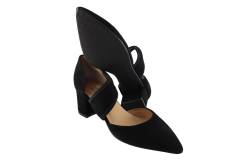 Dames  Band pumps Marcos Nalini 20E030.Cam.Nero. Direct leverbaar uit de webshop van Reese Schoenmode.