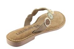 Dames  Slippers Lazamani 75451.Beige. Direct leverbaar uit de webshop van Reese Schoenmode.