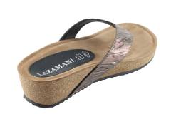 Dames  Slippers Lazamani 75819.Pewter. Direct leverbaar uit de webshop van Reese Schoenmode.