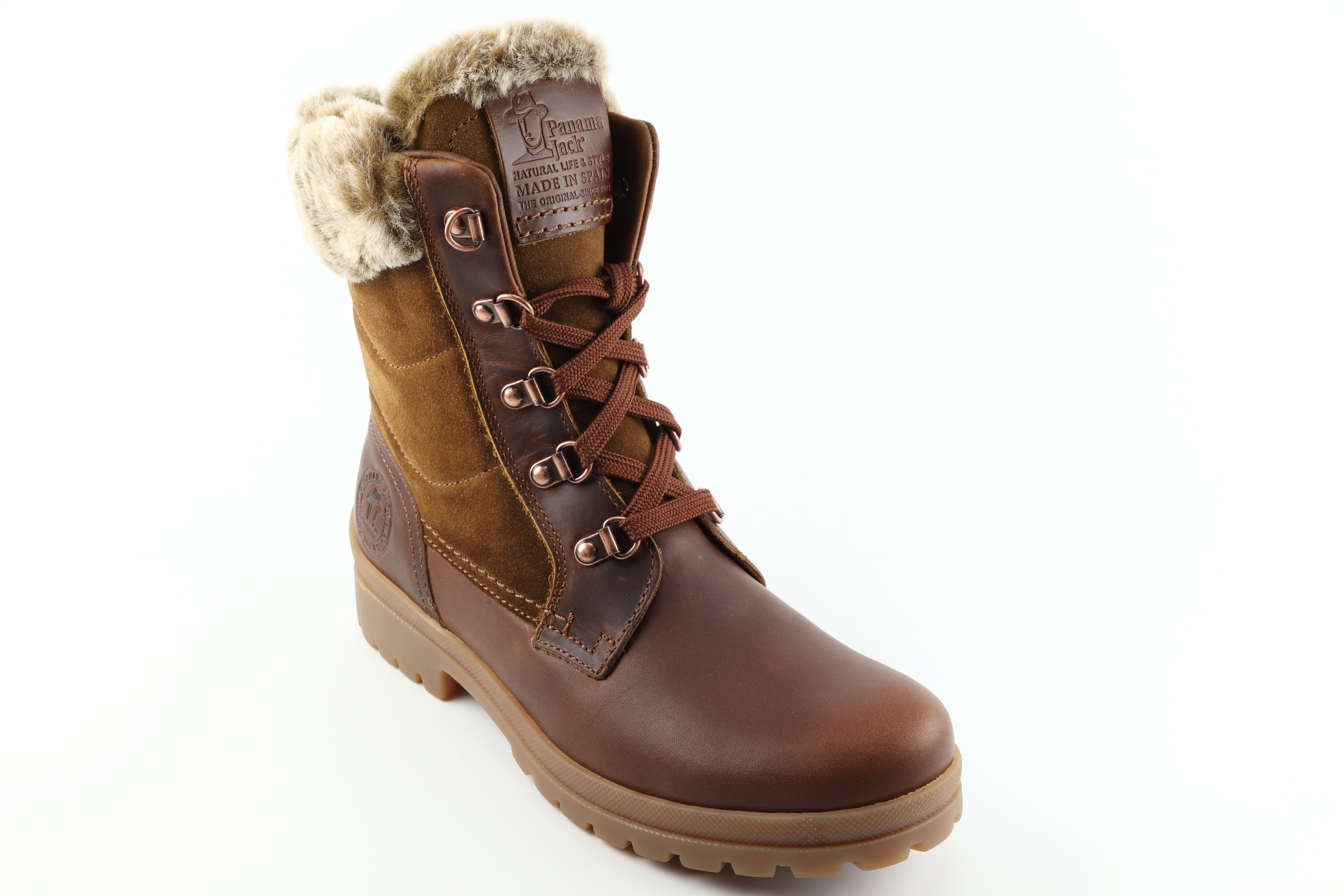 Dames Veterboots Gevoerd Panama Jack Tuscani B Direct Leverbaar Uit De Webshop Van Reese